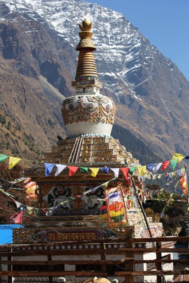 Shyala, Manaslu circuit